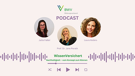 WissenVersichert – Der Podcast für Bildung in der Versicherungsbranche  Folge 6: „Nachhaltigkeit – vom Konzept zum Können“